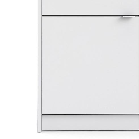 Shoes Shoe cabinet w. 4 tilting doors and 2 layers